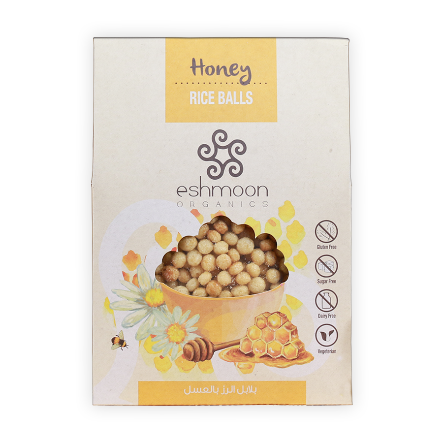 Eshmoon Organic Honey Rice Balls 350g
