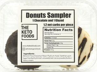The Keto Food Donuts Sampler – 2 Pcs