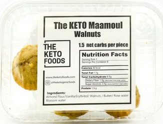 The Keto Food Maamoul Walnuts – 6 Pcs