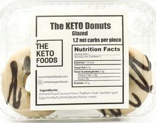 The Keto Food Glazed Donuts – 3 Pcs