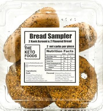 The Keto Food Bread Sampler – 4 Pcs