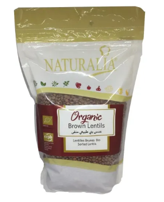 Naturalia Organic Brown Lentils 500g