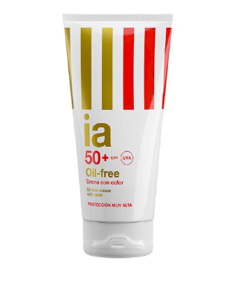 IA Facial Sunscreen Care Oil Free with Color SPF 50