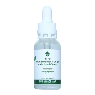 The AloeLab 10% Niacinamide +1% Zinc Anti-Blemish Serum 30ml