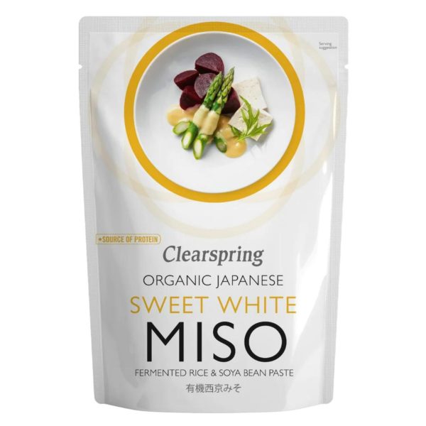 Clearspring Organic Japanese Sweet White Miso Paste – Pasteurised 250g