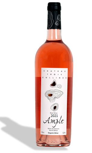 Chateau Trois Collines Organic Ample Rose Wine 2021